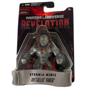 MATTEL MOTU Minis Metallic Faker Figur in strahlendem Blau